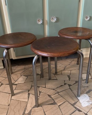 Set di 3 sgabelli anni 60