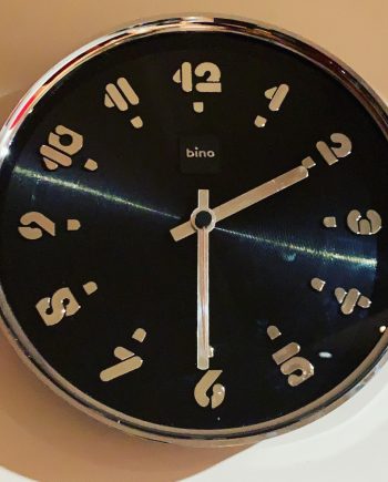 Orologio da parete Bino design anni 70