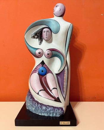 Scultura in gres smaltato GUSELLA