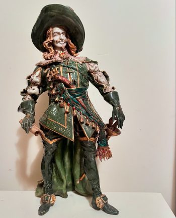 Scultura in ceramica d’Artagnan