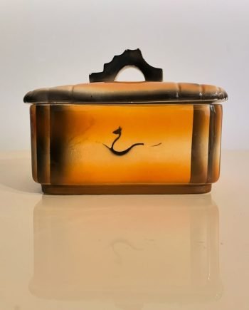 Scatola in terraglia art decò
