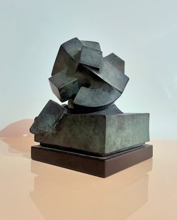 Scultura "Sole" in bronzo