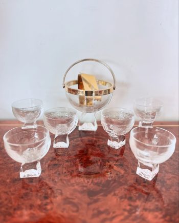 Set da cocktail in cristallo