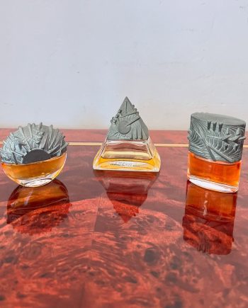 Set di 3 porta profumi Arnaldo Pomodoro