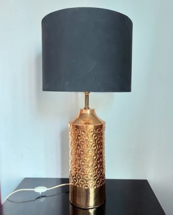 Lampada design in ceramica dorata Bitossi