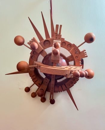 Scultura astratta in legno Codognotto