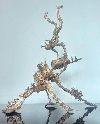 Scultura in ottone a fusione PIERO CERATO