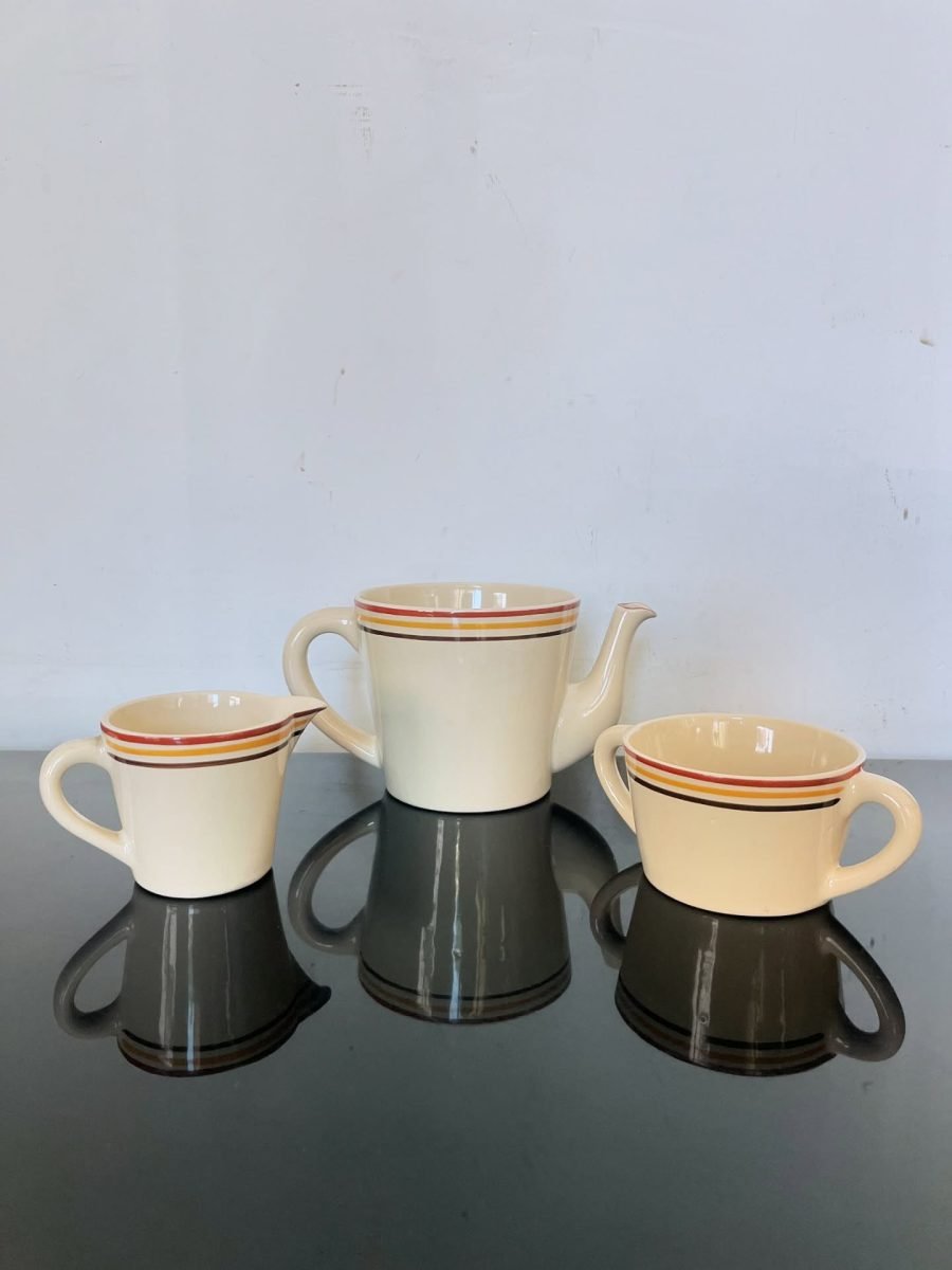 Servizio caffè da 6 mod. Novecento con decoro n. 132X