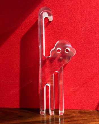 Scultura in lucite Scimmia