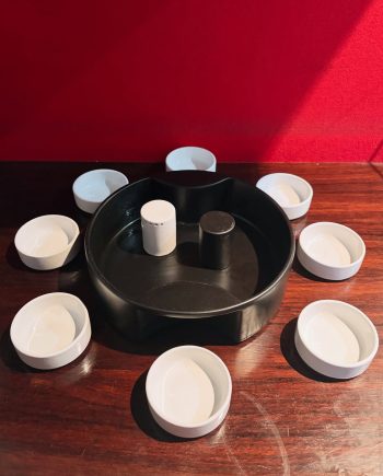 Set da aperitivo in ceramica Ambrogio Pozzi