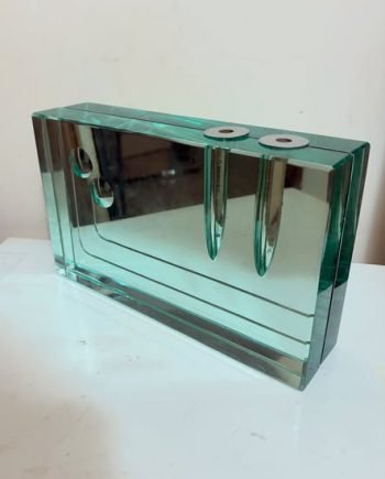 Scultura in cristallo specchiato Gallotti e Radice